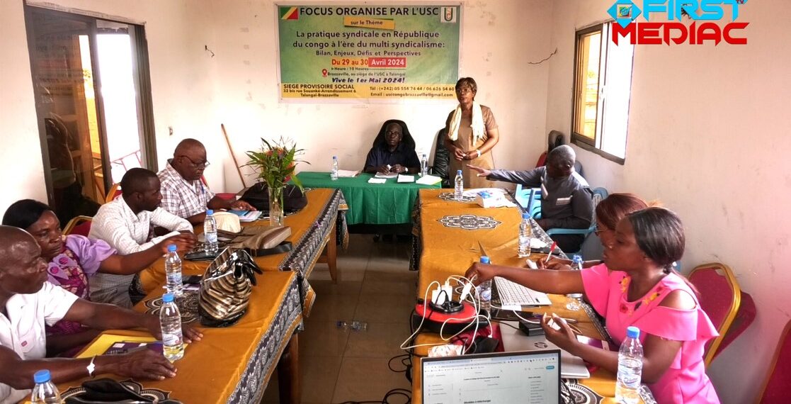 1er Mai 2024 : L’USC demande aux travailleurs de se « réveiller pour dénoncer sans peur, les antivaleurs qui bloquent le développement harmonieux » du Congo