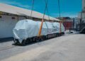 Africa Global Logistics Congo réalise la mise sur rail d’une locomotive de 83T pour accompagner le développement de l’industrie cimentière
