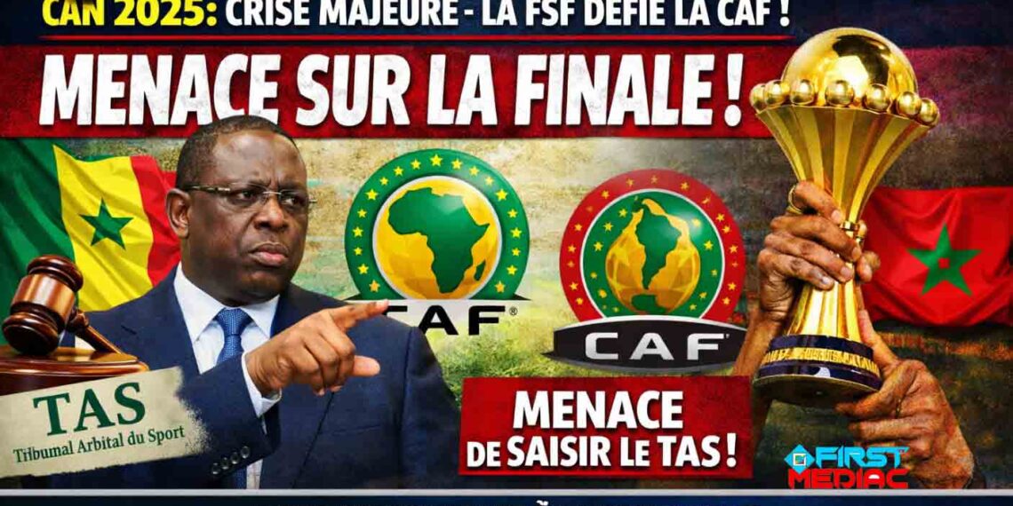CAN 2025 : le Sénégal conteste la décision de la CAF et menace de saisir le Tribunal arbitral du sport