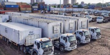 Opération logistique d&rsquo;envergure : AGL Congo transporte 19 modules hors gabarit