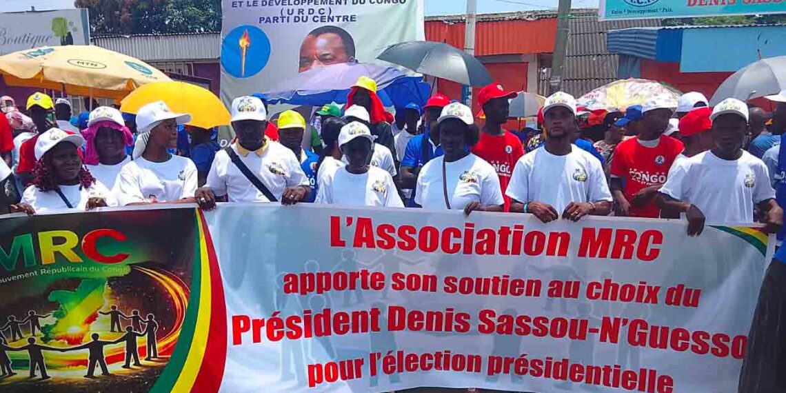 Mobilisation du MRC au meeting d&rsquo;ouverture du candidat Denis Sassou N’Guesso
