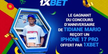 1xBet offre un iPhone 17 Pro Max au gagnant de la campagne d’anniversaire de Tidiane Mario au Congo-Brazzaville