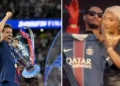 Aya Nakamura célèbre la victoire du PSG en Ligue des champions avec le maillot à deux étoiles du club
