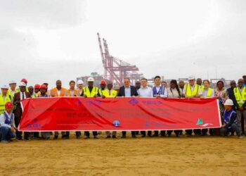 Môle Est : Congo Terminal achève le battage des 558 pieux du futur quai