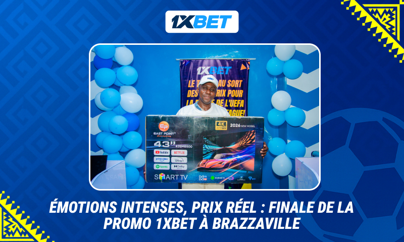 Tirage grandiose 1xBet : le nom du grand gagnant révélé
