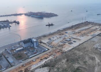 Au Môle Est, Congo Terminal adopte une méthodologie de dragage adaptée au traitement des sables bitumineux