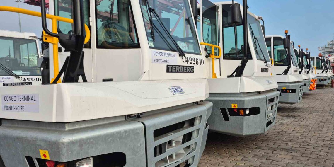 Congo Terminal acquiert 22 nouveaux tracteurs portuaires à Pointe-Noire