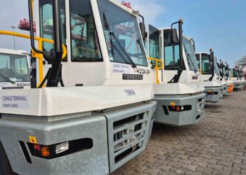 Congo Terminal acquiert 22 nouveaux tracteurs portuaires à Pointe-Noire