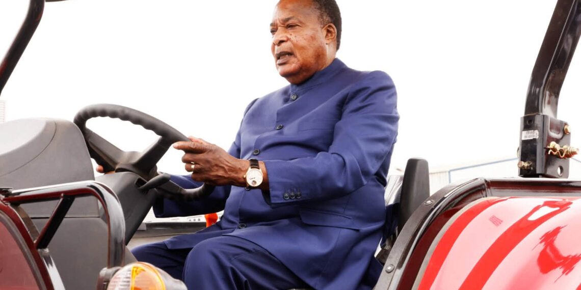 Mécanisation agricole : Denis Sassou N&rsquo;Guesso met en service l&rsquo;usine de montage de tracteurs Eco Camaco à Maloukou