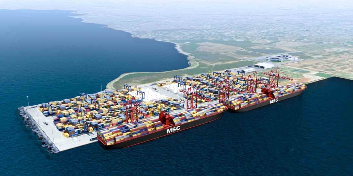 Môle Est : Congo Terminal poursuit la construction d’un terminal à conteneurs 100 % électrique