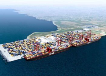 Môle Est : Congo Terminal poursuit la construction d&rsquo;un terminal à conteneurs 100 % électrique