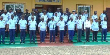 Congo : 203 gendarmes reçoivent leur certificat de fin de stage à Brazzaville
