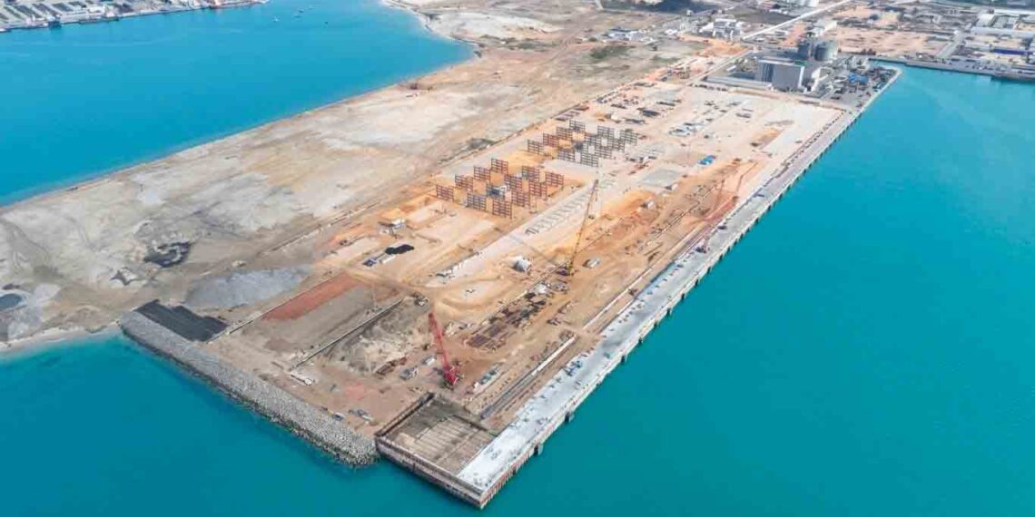 Môle Est : un quai de 750 mètres, une ambition portuaire qui se concrétise