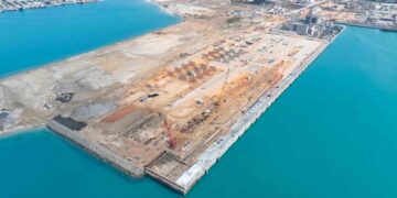 Môle Est : un quai de 750 mètres, une ambition portuaire qui se concrétise